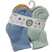 Wholesale - Little Me 8PK HALF CUSHION MULTI TODDLER 6-12M 12-24M C/P 36, UPC: 027467496696